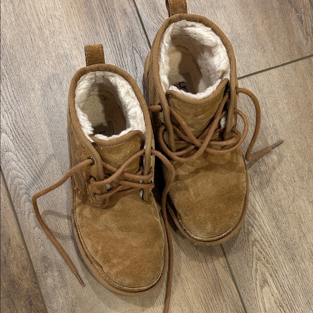 UGG Kids Tan Suede Boots